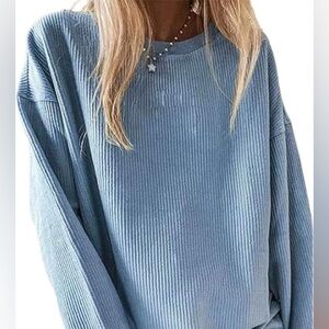 Peach Love California Ribbed Sweatshirt